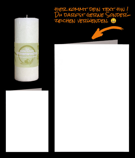 Himyfriend NEUTRAL Olivenkerze